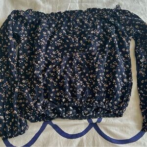 Brandy Melville off the shoulder Long Sleeve Blouse